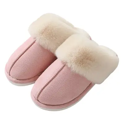 Cross-Border Popular Winter Hair-Catching Home Slippers for Men and Women, Indoor and Outdoor Warm Slippers, Cotton Slippers Wholesale