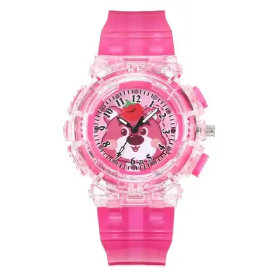 Kids Colorful Electronic Watches with Transparent Design