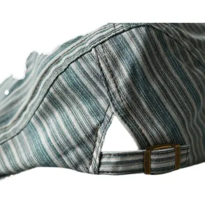 Vintage Striped Cap for Men Women Street Casual All Match