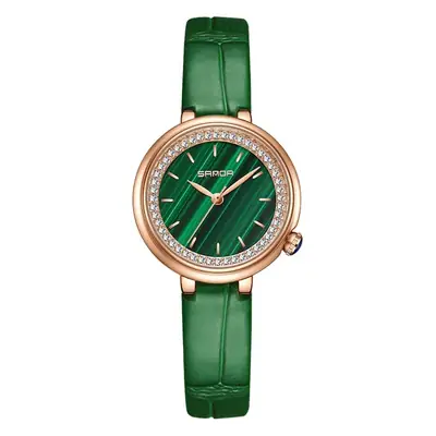 Sanda Green Diamond Watch for Women