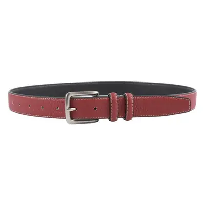 Women's Genuine Leather Belt Lemon Yellow with Buckle