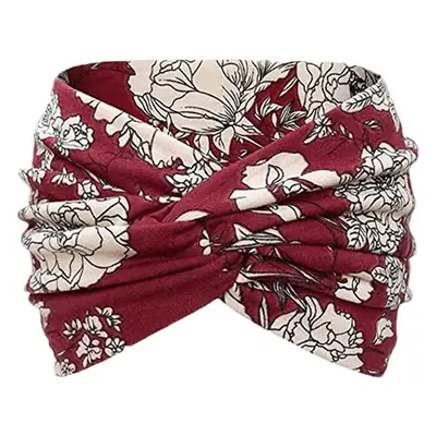 Black Ultra Wide Edge Elastic Headband for Women