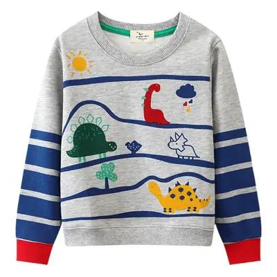 Boys Long Sleeve T-Shirt Kids 2026 Spring Autumn Base Layer