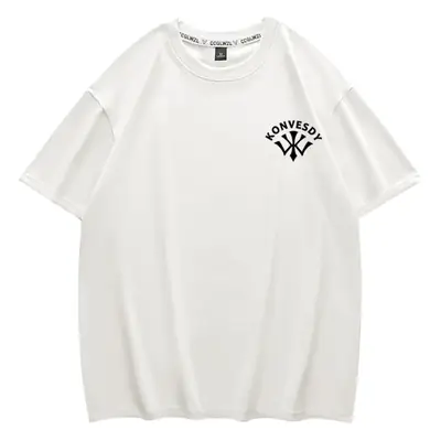 Men's Black Konosom Logo T-Shirt Short Sleeve