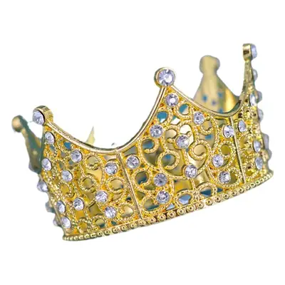 Golden Cross-Border Bridal Crown for Girls Party Decor