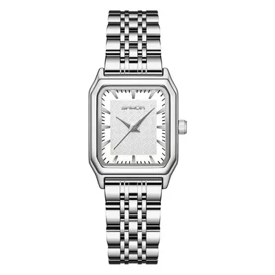 Sanda Steel Belt Women's Quartz Watch Small Square Design