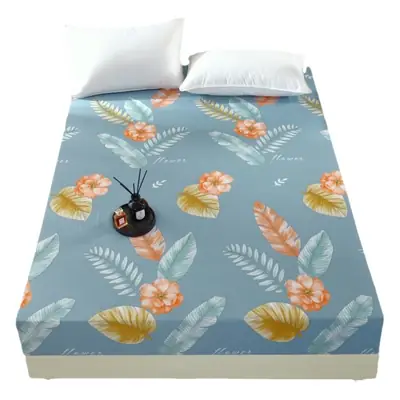 Cross-Border Foreign Trade Printed Bed Sheets, Dust-Proof and Skin-Friendly Bed Covers, Bed Sheets, Pillowcases, Simmons Protective Covers, Popular Models in Europe and America