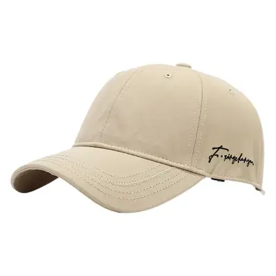 Men's Gray Embroidered Baseball Cap with Sunshade