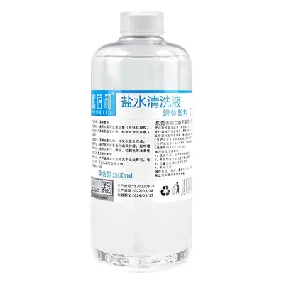 Saline Cleaning Solution 500ml for Nose Eye Face Injuries