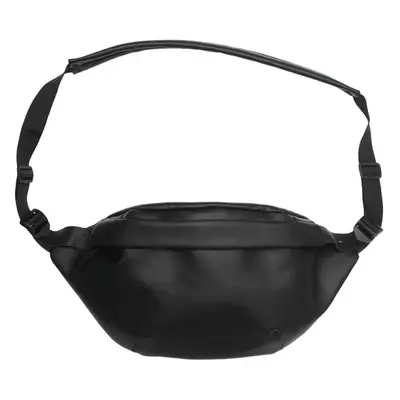 Women PU Chest Bag Black Couple Shoulder Crossbody