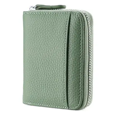 Rfid Genuine Leather Card Holder, Anti-Theft Credit Card Coin Wallet, Card Holder, Business Card Holder, Coin Purse, Accordion Card Holder
