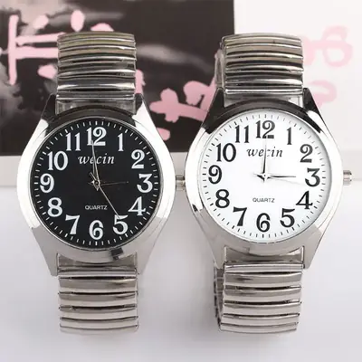 Wecn Stainless Steel Quartz Watch for Men Women