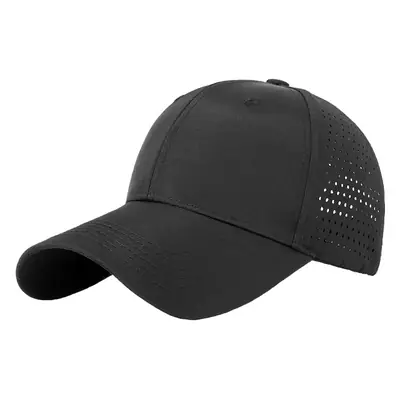 Men Sunscreen Cap Water Repellent Quick Dry Light Gray