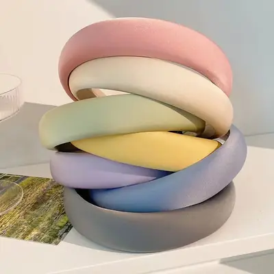 Satin Sponge Headband for Women 2025 New Summer Outing