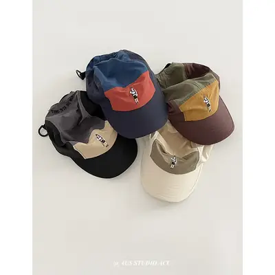 Women's Beige Baseball Cap with Retro Design