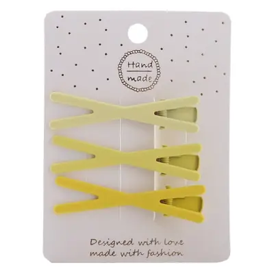 Cute Purple Hair Clips 3-Piece Set for Girls