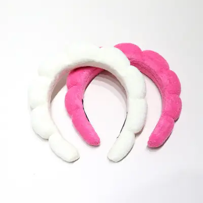 European Plush Hairband Set Four-Piece Microfiber Cloud Style