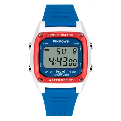 Waterproof Digital Watch for Men Women Black Gold 25 Years