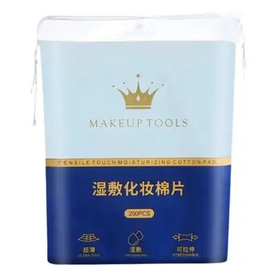 Wet Cotton Face Wash Pads 200 Pcs Makeup Remover