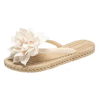 Internet Celebrity Flower Sandals for Women's Outer Wear Ins Summer New Versatile Flats Flip-Flops Non-Slip Beach Sandals