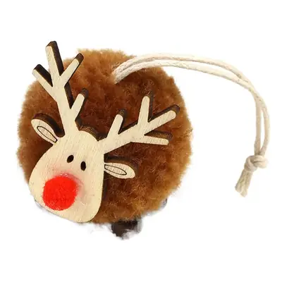 Wool Felt Christmas Deer Pendants Set