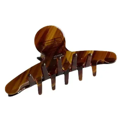 Korea Imported Retro Caramel Hair Clip Medium Curved