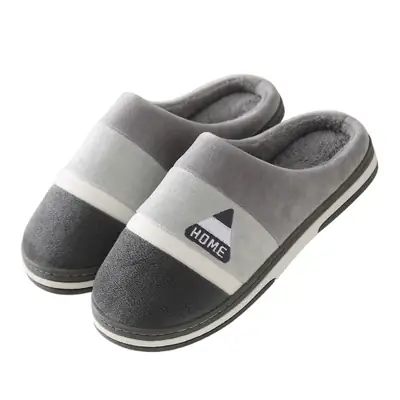 Cotton Heattech Slippers for Men Women Pink Grey