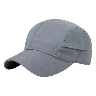 Gray Vintage Cotton Baseball Cap for Men Women