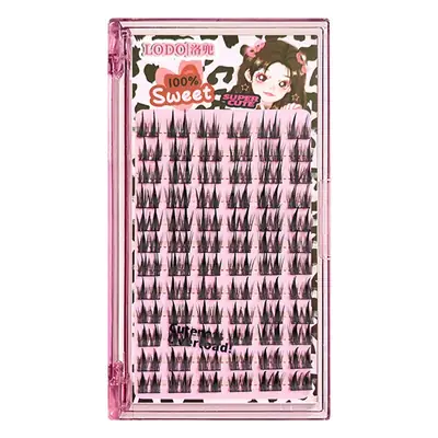 Double Pointed Spike Wheat False Eyelashes Thin Black Stem Thick Barbie Sandwich Demon Natural Simulation