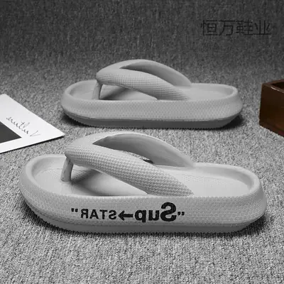 Fujian big factory slippers men's summer wear soft bottom shit feeling clip flip-flops Vietnam foreign trade beach cool