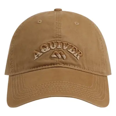 Beige Embroidered Baseball Cap for Girls