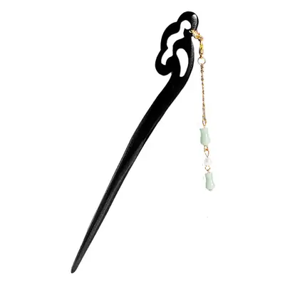 Retro Ebony Hairpin Sandalwood Hairpin Plate Wooden Hairpin Fairy Modern Wooden Hairpin Cheongsam Hanfu Headwear