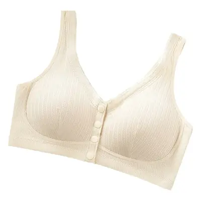Silk New Style Middle-aged and Elderly Vest No Steel Ring Anti-running-away Underwear Comfortable Mother Vest Skin-friendly Bra