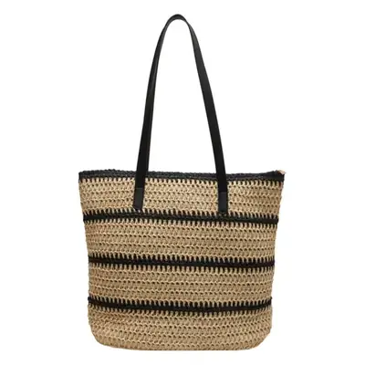 Straw Woven Large Capacity Women's Tote Bag