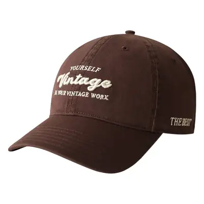 Navy Blue Korean Style Washed Cap for Girls