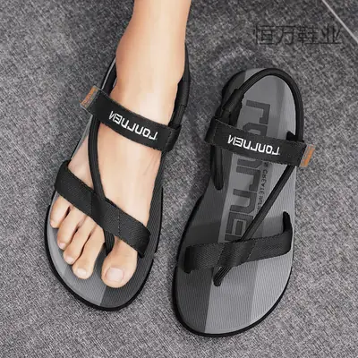 Fujian big manufacturers cross-border sandals men's 2023 Summer flip-flops men's beach flip-flops Outdoor