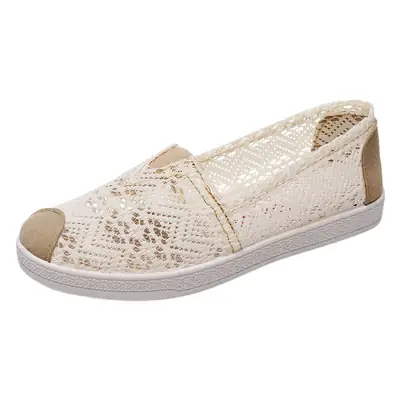 2025 Summer Mesh Slip-on Shoes White