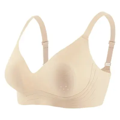 Women's Seamless Underwear Big Chest Non-Rimless Bra
