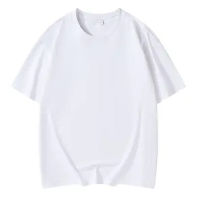 Men's White Cotton Oversize T-Shirt 26"