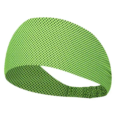 Blue Sweat-Active Headband for Gym & Yoga