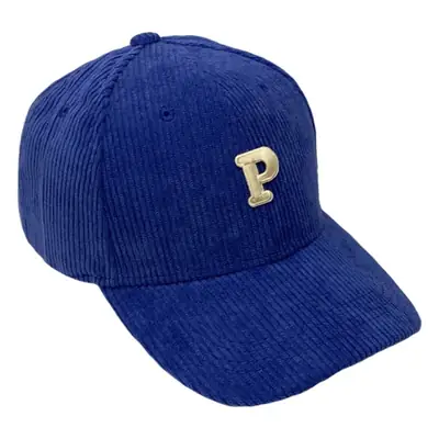 Men P Logo Cap Blue Brown Casual Cap