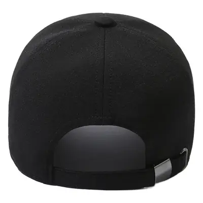 Men's Black Baseball Cap Sport Fashion All Match