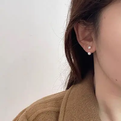 Natural Freshwater Pearl Earrings for Women
