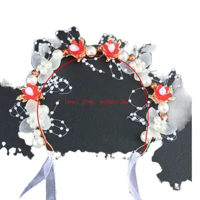 Children's Mori Style Fairy Hair Band with Flowers