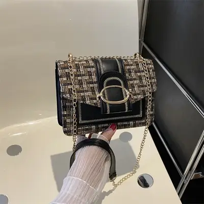 Korean Style Leather Shoulder Bag 2023 Summer