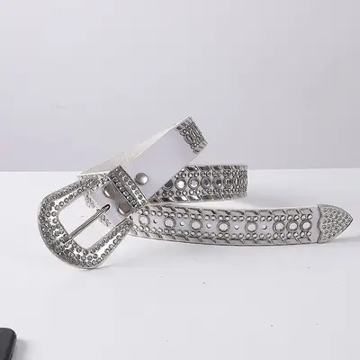 Rhinestone Ethnic Waist Belt Women's Retro Decorative