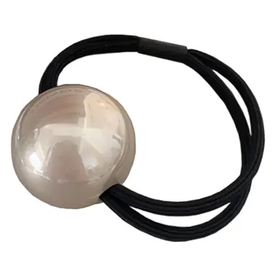 Pearl Headband for Girls Hair Ring Low Pony Tail