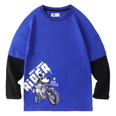 Kids Motorbike T-Shirts Set of 2 with Cartoon Design