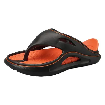 Couple's Shoes Double-color Thick-soled Shit-feeling EVA Flip-flops Clip Feet Outer Wear Non-slip Sandals and Slippers Summer Beach Men's Shoes