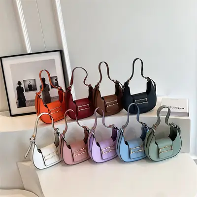 Candy Color Women's Shoulder Bag 2023 Summer